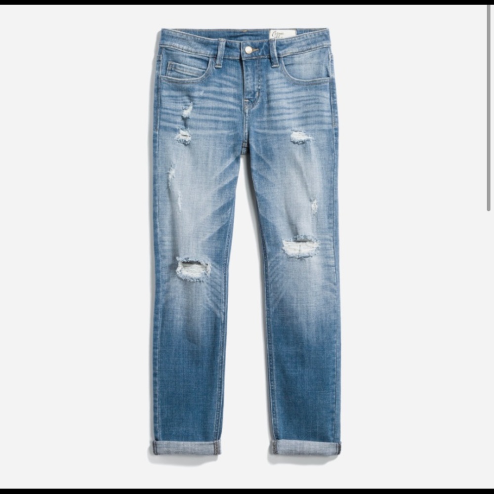 Cosmic Blue Love Distressed jeans size 31